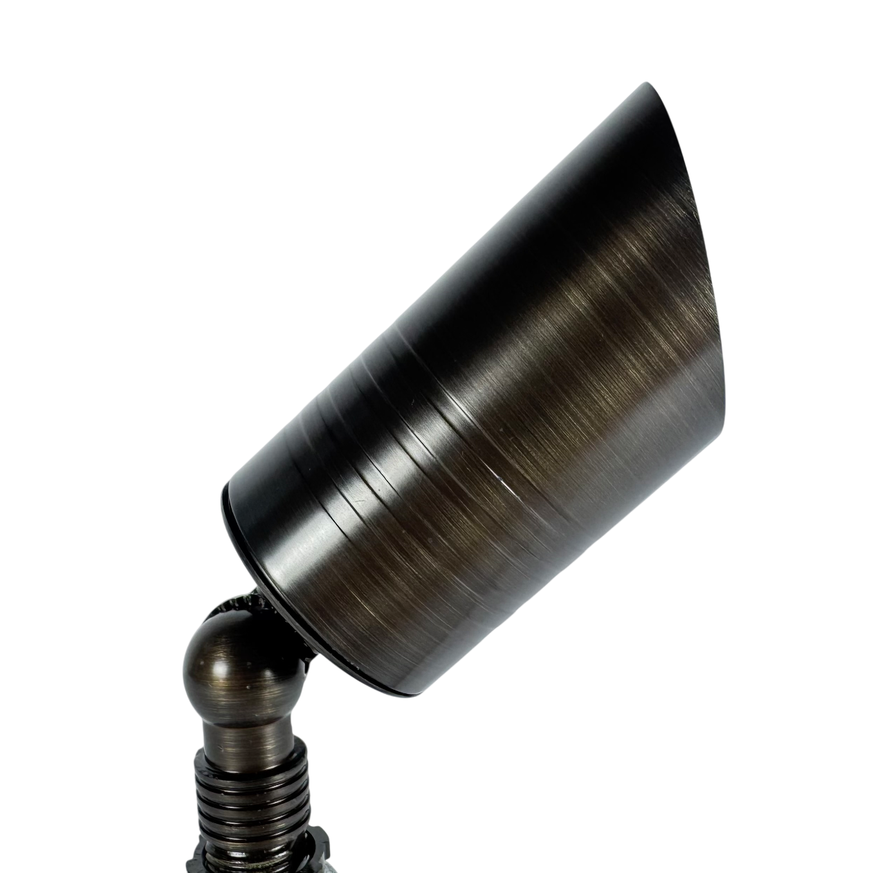 4-Pack Solid Brass Landscape Lights - 12V Low Voltage Outdoor